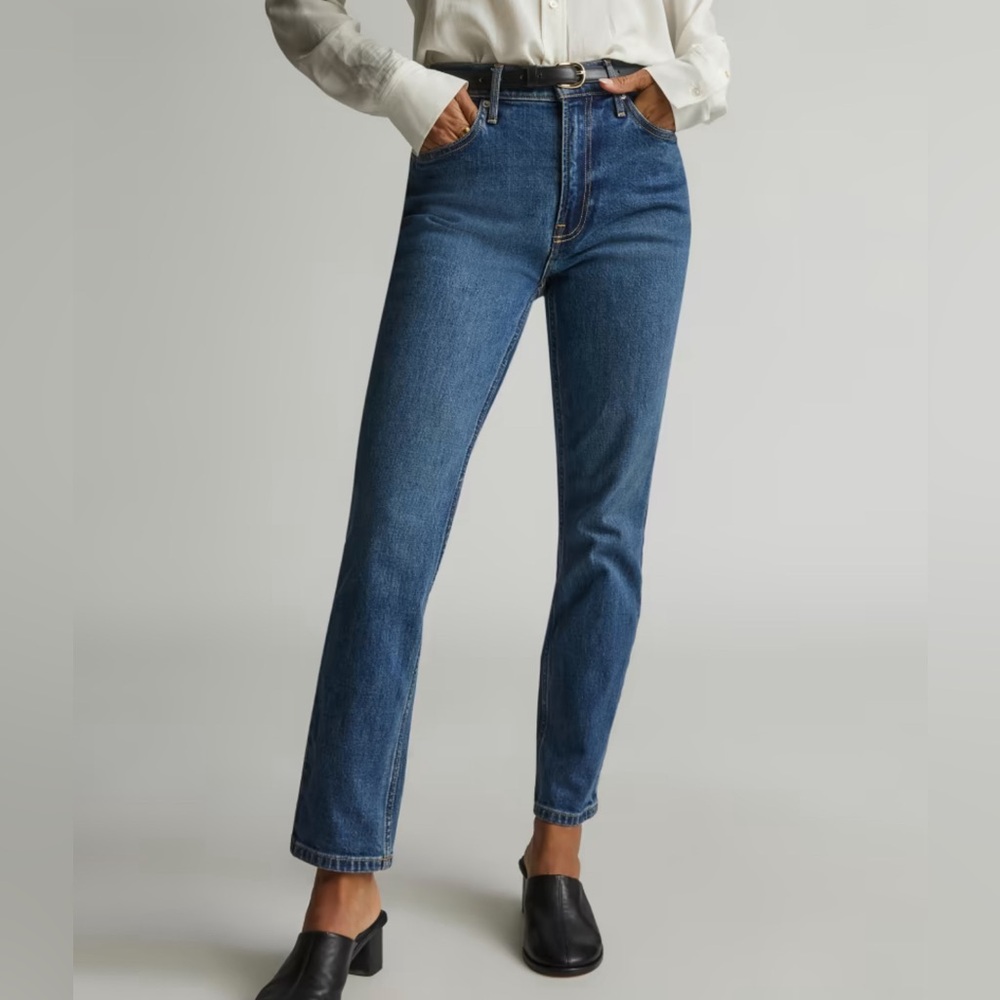 Everlane The Original Cheeky Jean in Cavia color